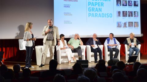 GPFF2018 cerimonia apertura position paper Elso Gerandin Luisa Vuillermoz Patrizia Morelli Italo Cerise Franco Allera Gabriele Caccialanza Grivola Cogne