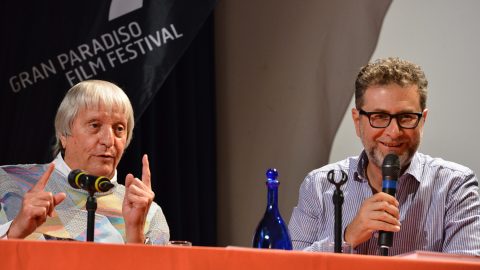 GPFF2018 Flavio Caroli Fabio Fazio l'arte italiana in quindici weekend e mezzo de rerum natura Cogne