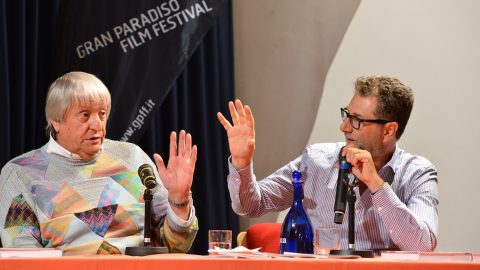 GPFF2018 Flavio Caroli Fabio Fazio l'arte italiana in quindici weekend e mezzo de rerum natura Cogne
