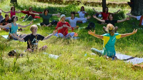 GPFF 2018 Yoga Cogne bosco Sylvenoire