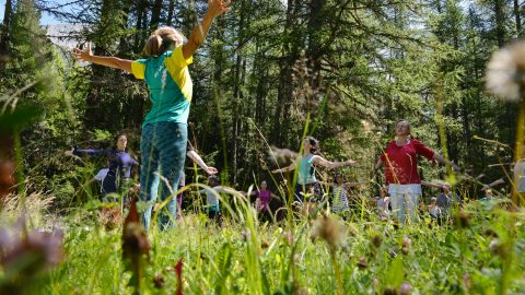 GPFF 2018 Yoga Cogne bosco Sylvenoire