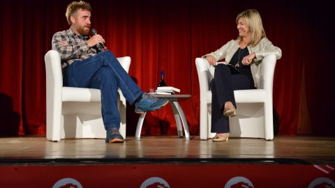 GPFF2018 Premiazione Paolo Cognetti Luisa Vuillermoz Cogne