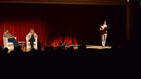 GPFF2018 Premiazione Paolo Cognetti Luisa Vuillermoz Cogne