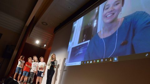 GPFF2018 Cerimonia Premiazione Luisa Vuillermoz Cogne