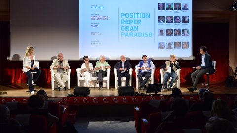 GPFF2018 cerimonia apertura position paper Elso Gerandin Luisa Vuillermoz Patrizia Morelli Italo Cerise Franco Allera Gabriele Caccialanza Grivola Cogne